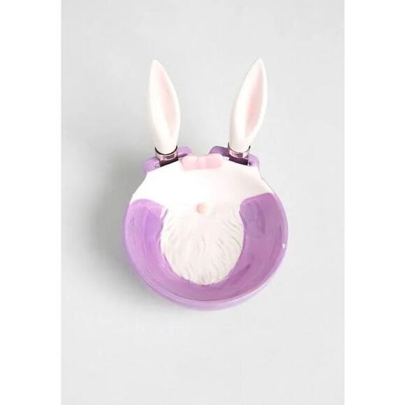 NWT ModCloth Going Gnome For Easter Brunch Ceramic Serving Bowl - Picture 3 of 3